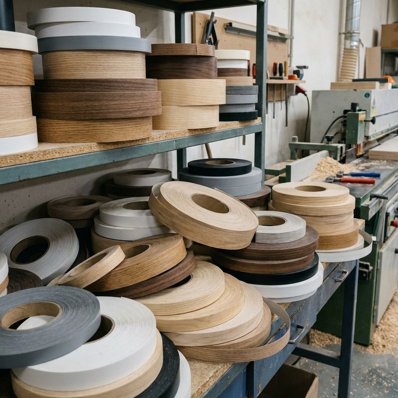 PVC edge banding tapes rolls — Rehau E3 edge banding 22mm 45mm for furniture edges Delhi